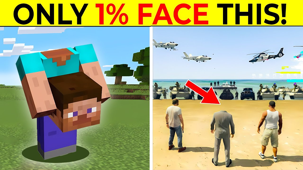 Rare Glitches of Popular Games🎮