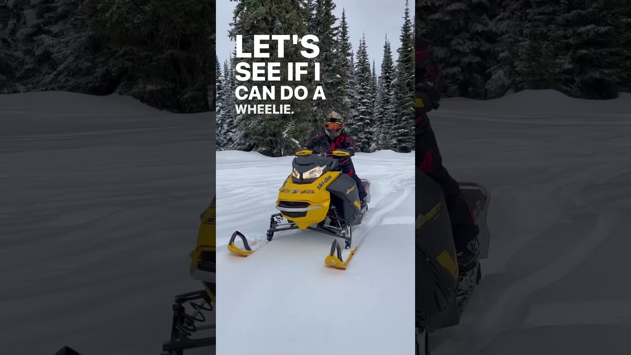 Can the 2023 Skidoo Summit Neo plus wheelie? Let&rsquo;s try!