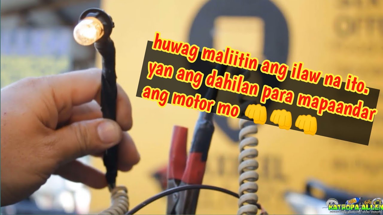 Hindi mo mapapaandar ang motor. pag hindi mo alam ang ganitong klaseng tiknek 😎😎😎