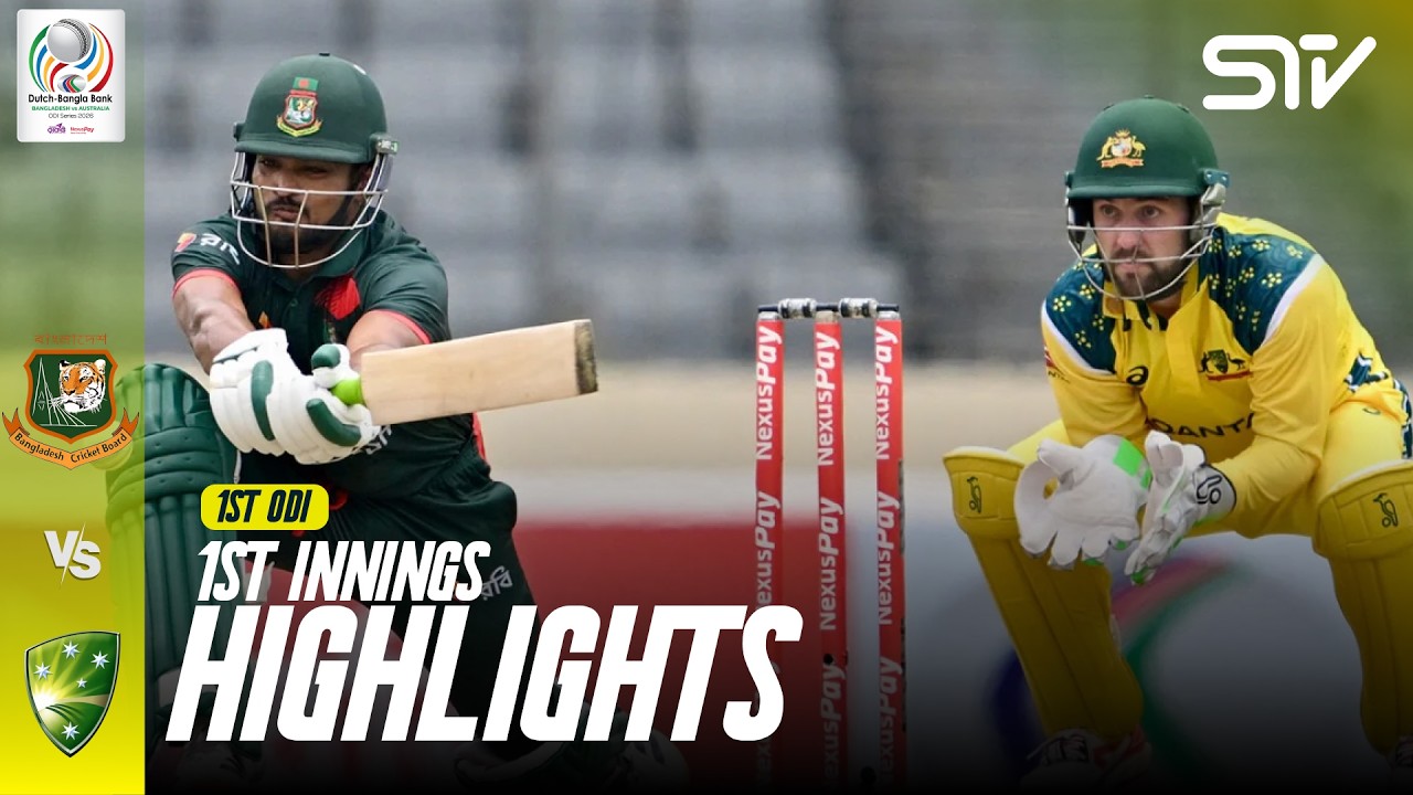 1st Innings Highlights | Bangladesh vs Australia | Match 01 | ODI Series 2026 | M9K1K