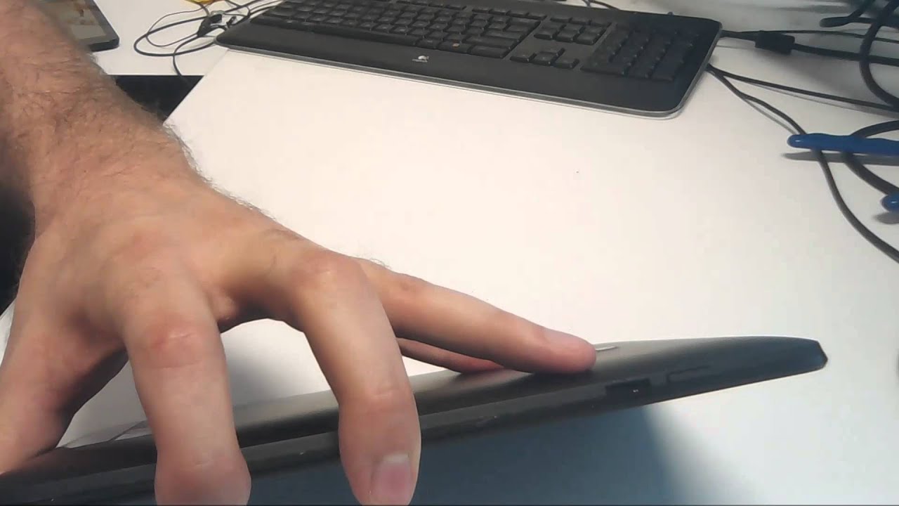 Asus Vivotab Note 8 back cover removal.