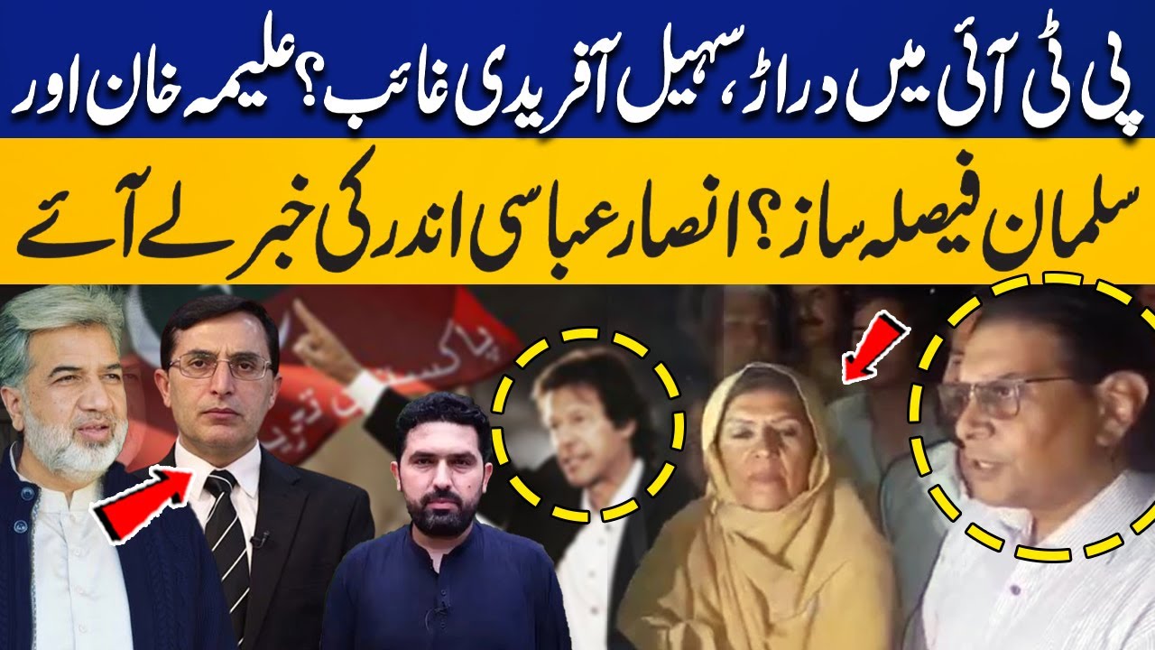 Clash Emerge within PTI? Aleema Khan & Salman Akram Raja Decision Maker? Ansar Abbasi Reveals