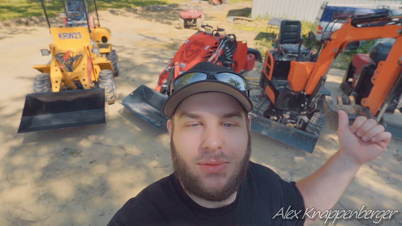 Chinese Mini Excavator vs Stand On Skid Steer vs Articulating Wheel Loader (CHINA!!!)