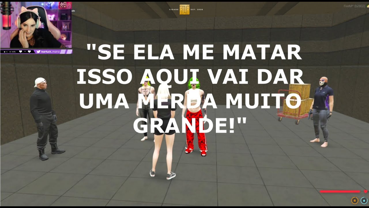 VISÃO DA MALU FILHA DA KIM SENDO SEQUESTRADA PELA 01 DO HP ILEGAL! FRANÇA VAI COBRAR! #frança #gtarp