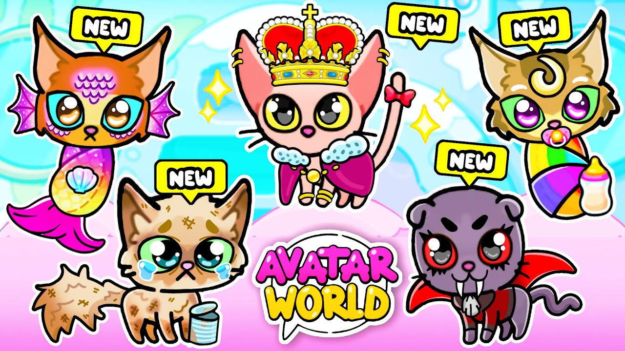 HEWAN PELIHARAAN KEMBAR LIMA TERPISAH: Elza, Hello Kitty, Lady Bug, Harley Quinn | Avatar World