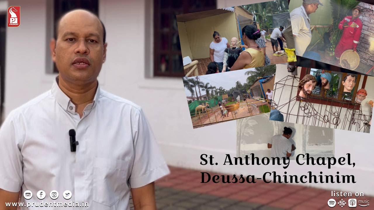 Chinchinim Village Gears Up For Christmas Cheer St. Anthony Chapel, Deussa | BTS Christmas Crib