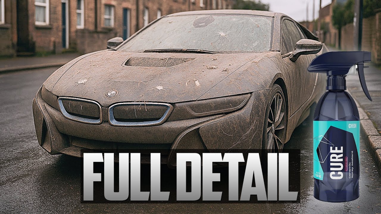 🎯 You Won’t Believe This Dirty Car’s Final Look! | BMW i8 #asmr