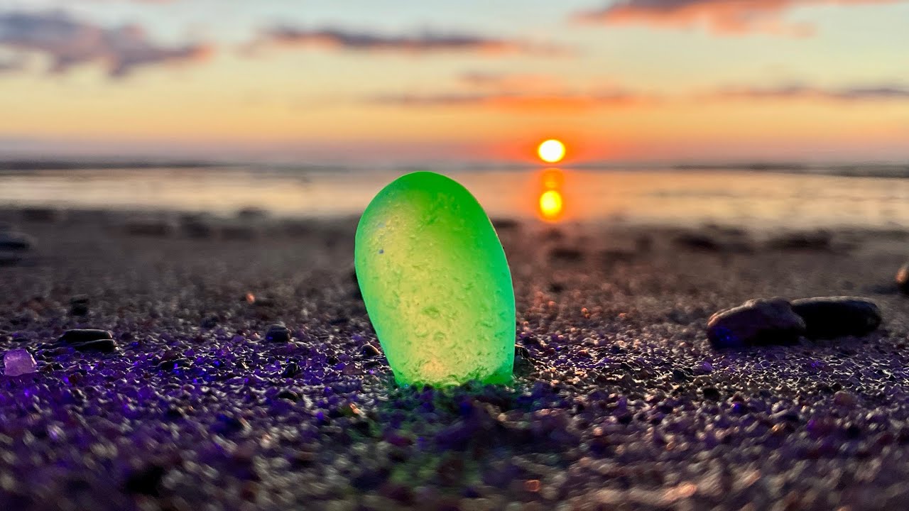A Perfect Day For Beautiful & Amazing Sea Glass Hunting Out On Inverness Beach!