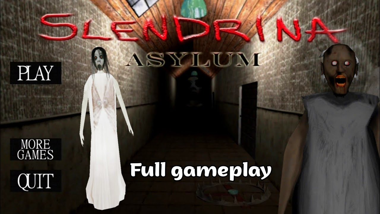 Granny V1.8 In Slendrina Asylum Atmosphere | Sewer Escape Full Gameplay