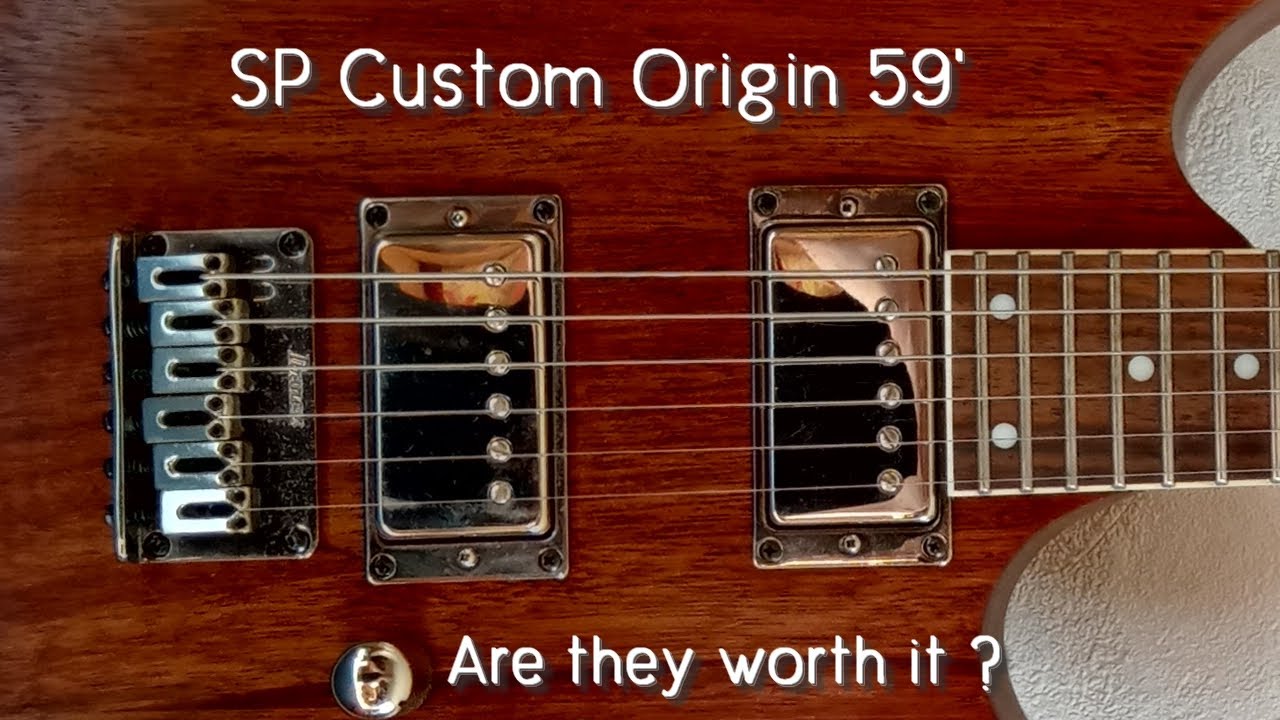 Демонстрация звукоснимателей SP Custom Origin 59'
