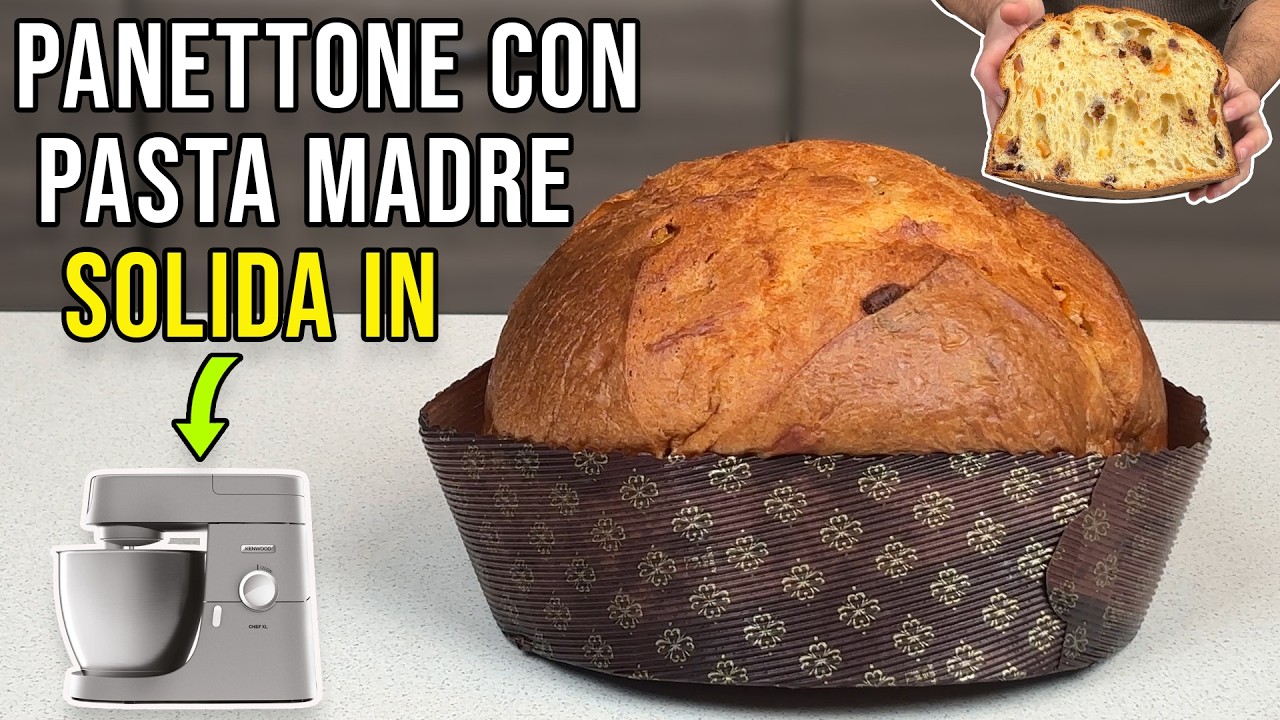Panettone PERFETTO in Planetaria | TUTORIAL Dettagliato con Lievito Madre Solido!!!