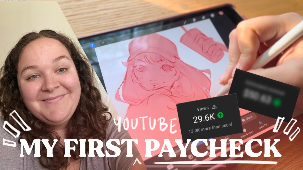 ART YOUTUBE INCOME REPORT | how much YouTube paid me as an Art YouTuber