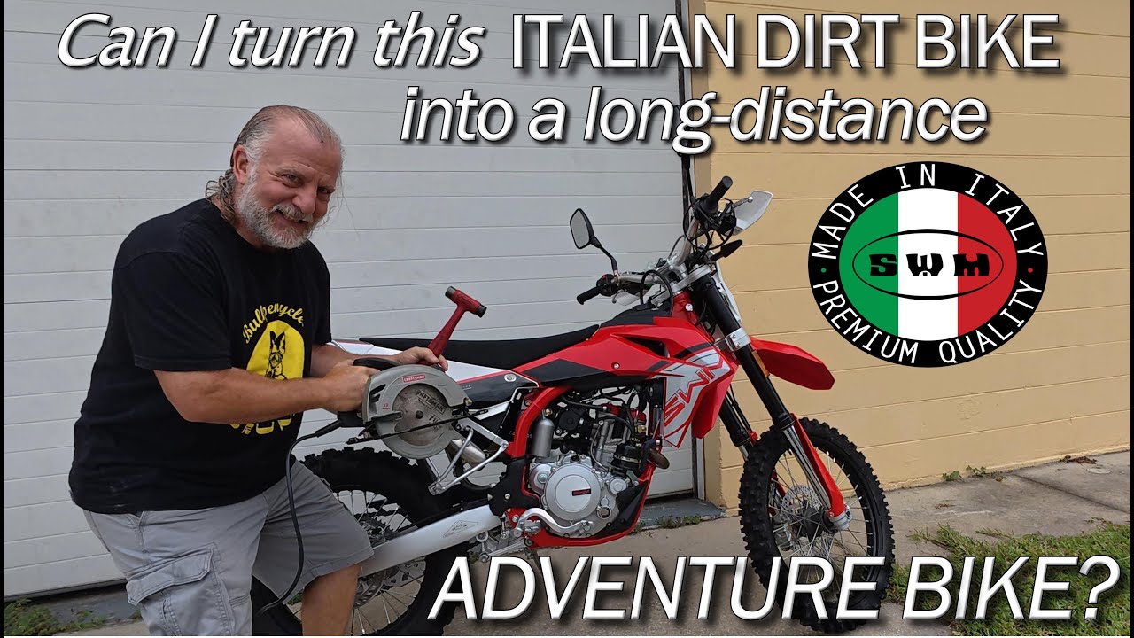 CAN I TURN THIS ITALIAN DIRT BIKE INTO A LONG-DISTANCE ADVENTURE BIKE?