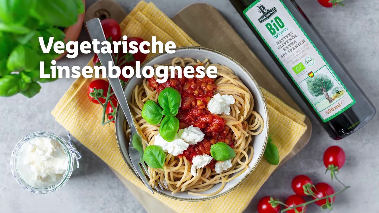 Vegetarische Linsenbolognese | Kochen mit viel Geschmack