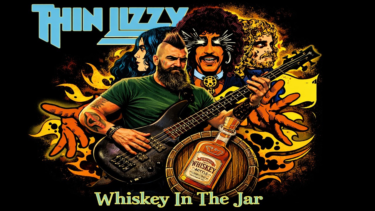Thin Lizzy - Whiskey In The Jar Bass Cover 🍀