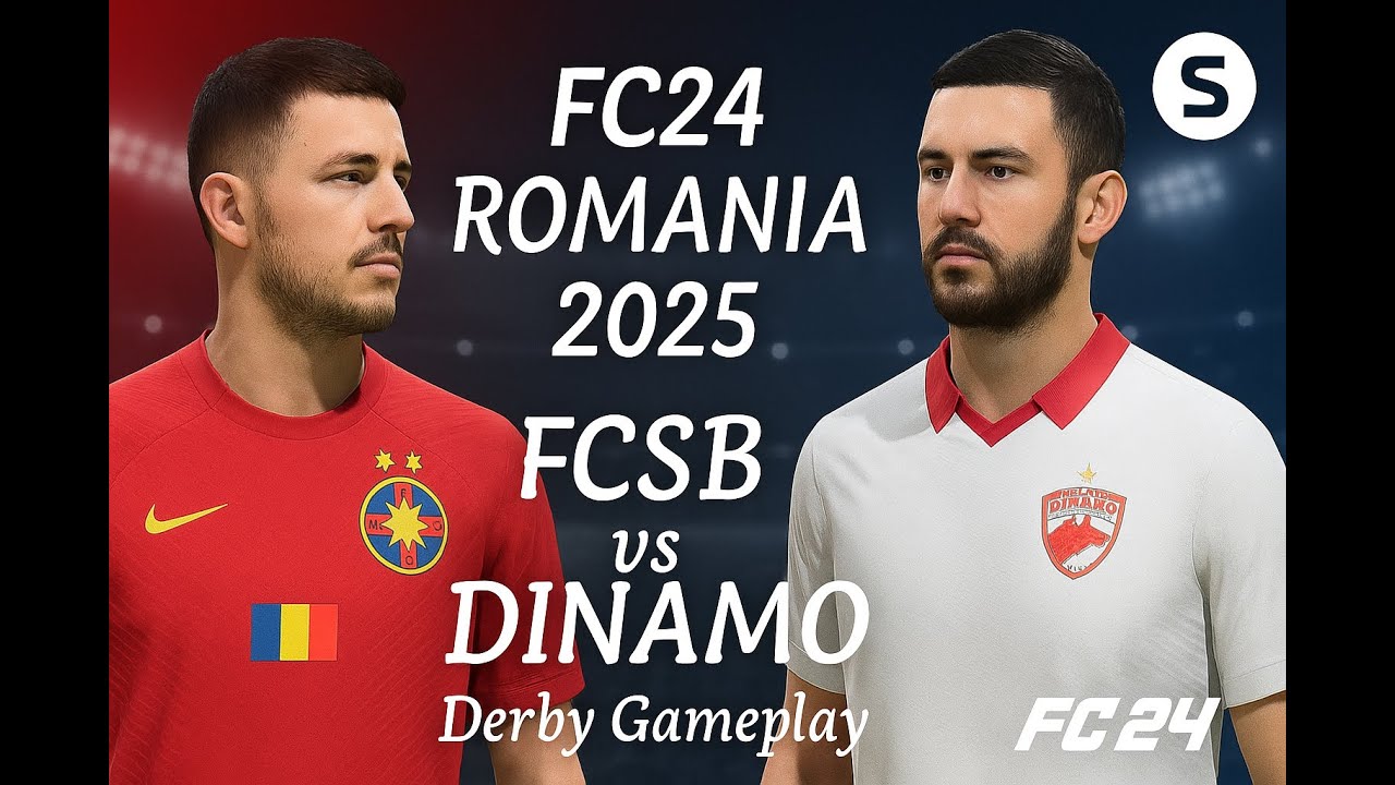FC24 Romania 2025. FCSB vs Dinamo. Derby Gameplay #FC24 #Derby