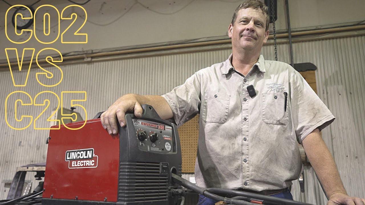 C02 VS C25 Gas for MIG Welding With a High End Hobby Lincoln Electric Welder