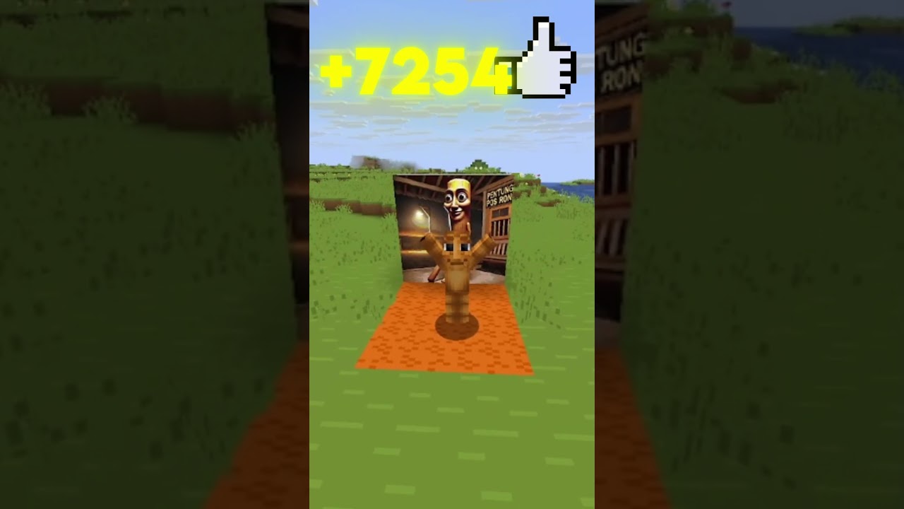 JESTEM STRASZNYM TUNG TUNG SAHUREM ! 😱 #minecraft #memes #dream