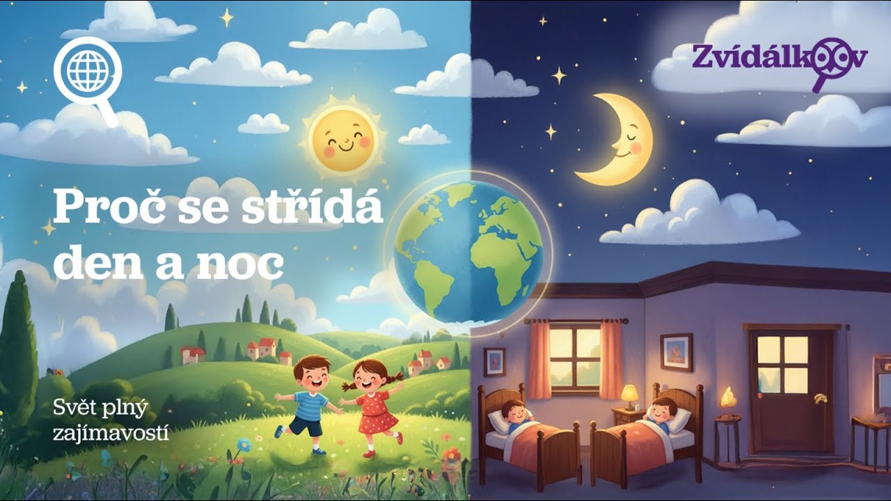 PROČ SE STŘÍDÁ DEN A NOC  ☀️🌚 - audio encyklopedie pro děti (2026)