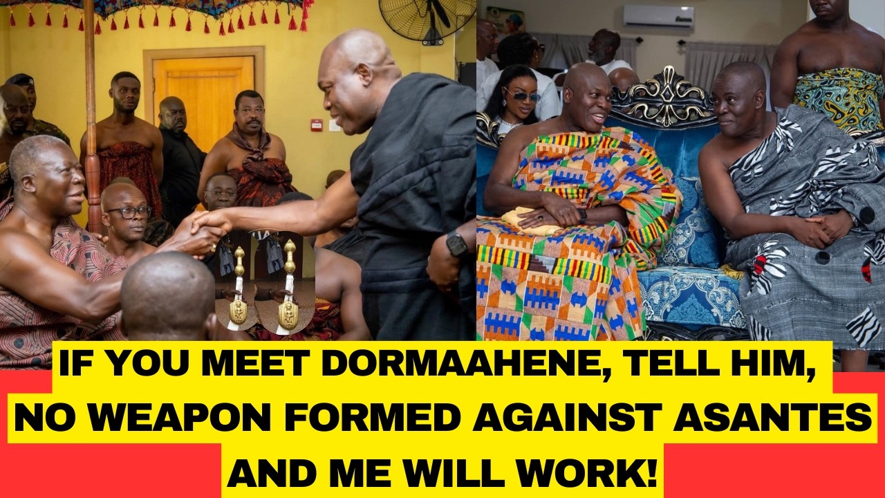 Dormaahene Reacts After Akwamuhene Delivered Asantehene’s Message?