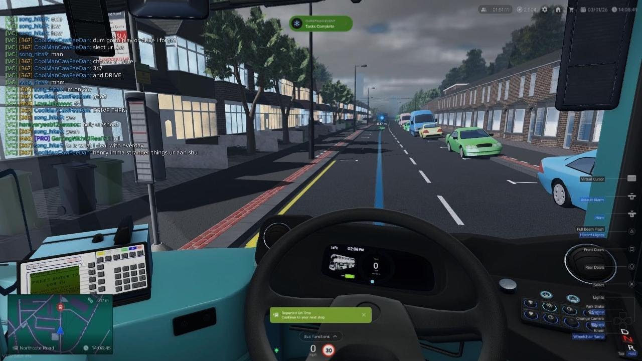 Driving the New Wright Electroliner on route 468 in Roblox Croydon