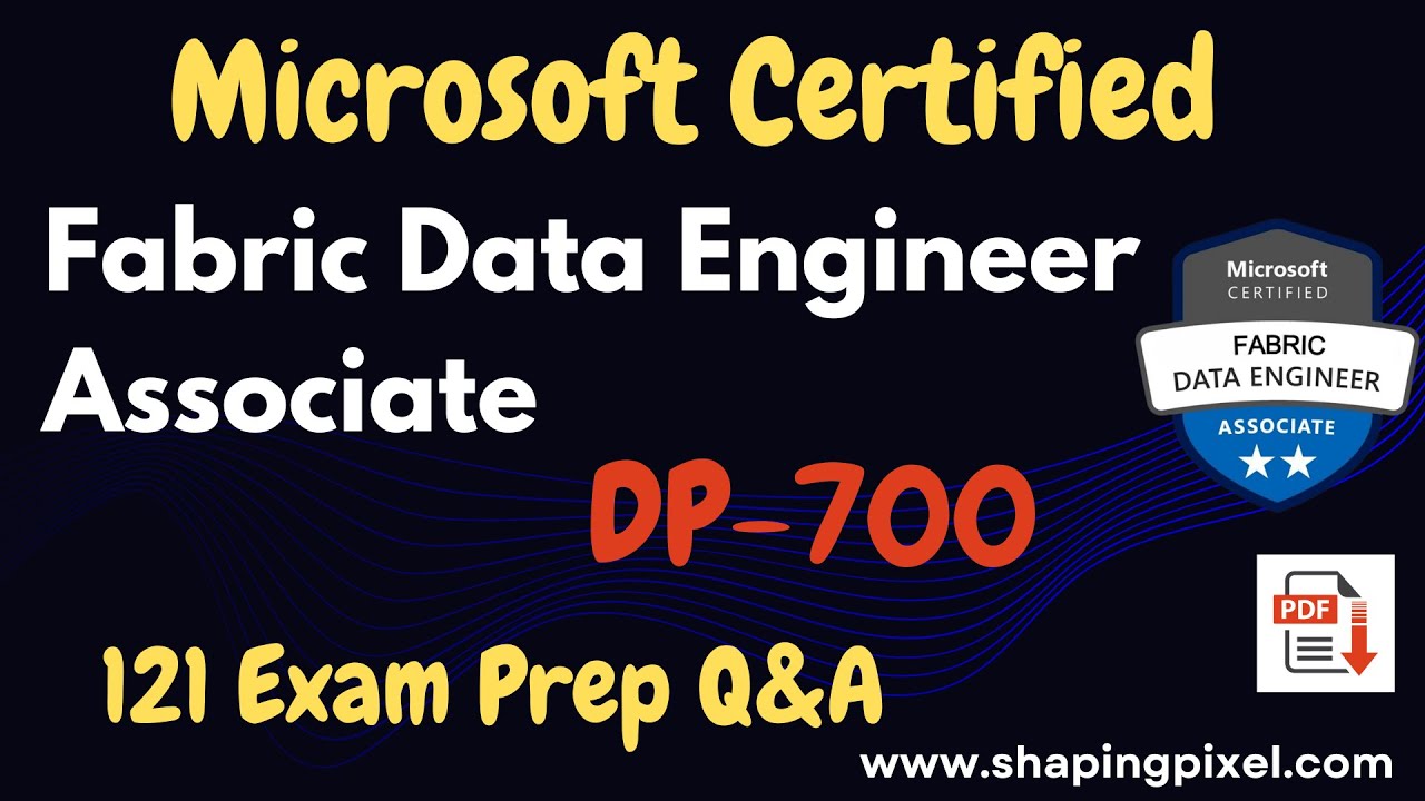 DP-700 Microsoft Fabric Data Engineer Associate Exam | Pass | Case Study Q&A | Exam Prep Q&A |