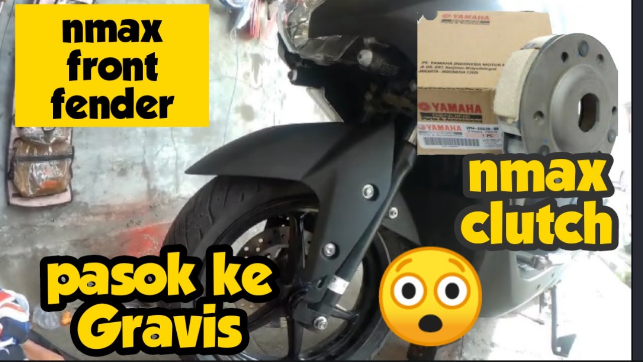 YAMAHA GRAVIS NMAX FRONT FENDER INSTALLATION