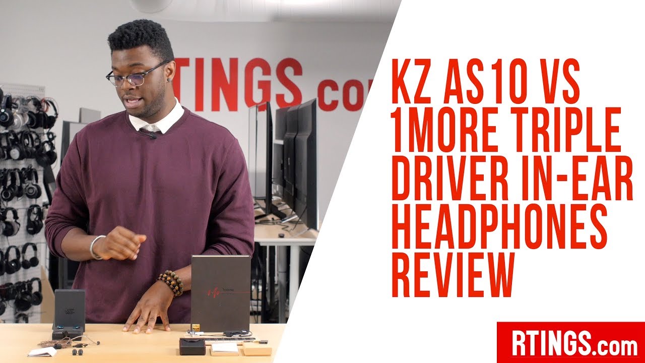 KZ AS10 vs 1More Triple Driver In-Ear headphones – RTINGS.com