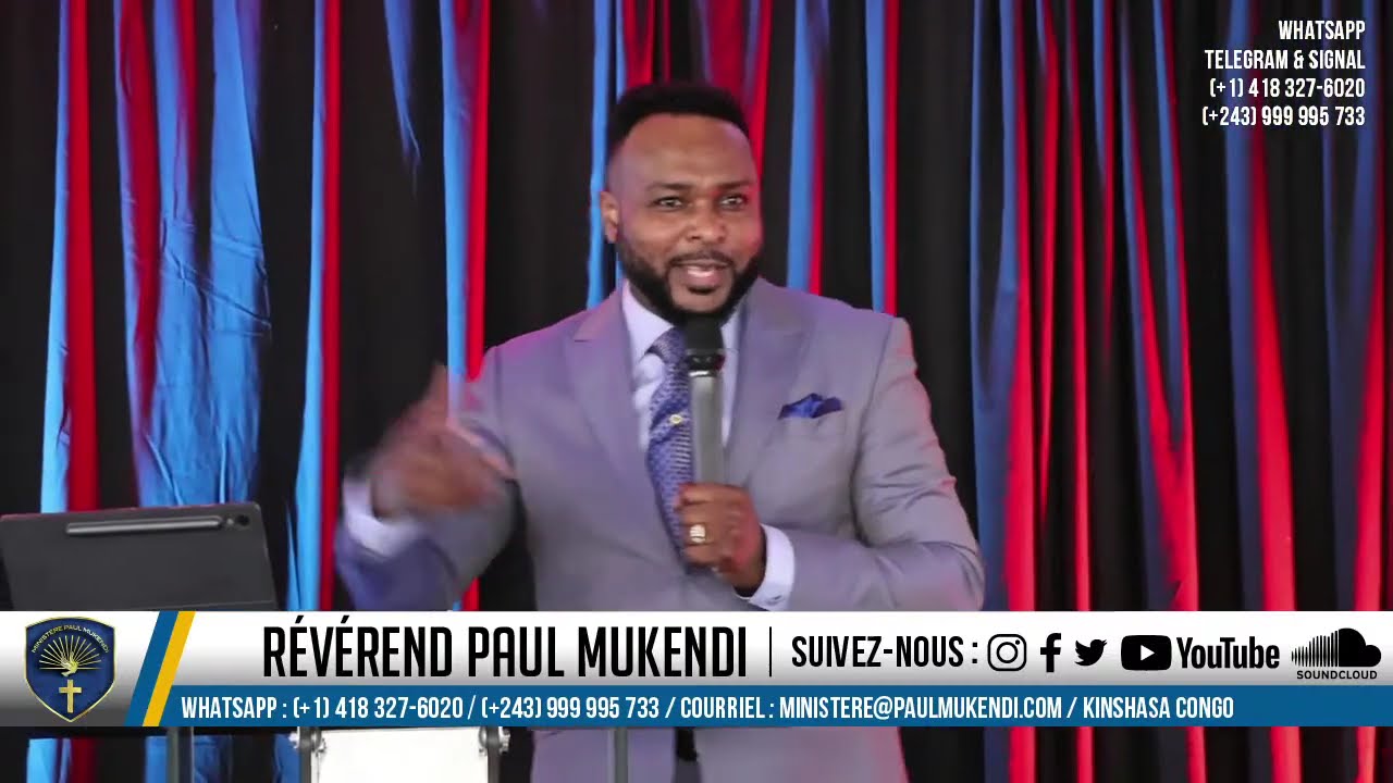Grand culte Kinshasa | Rév Paul Mukendi