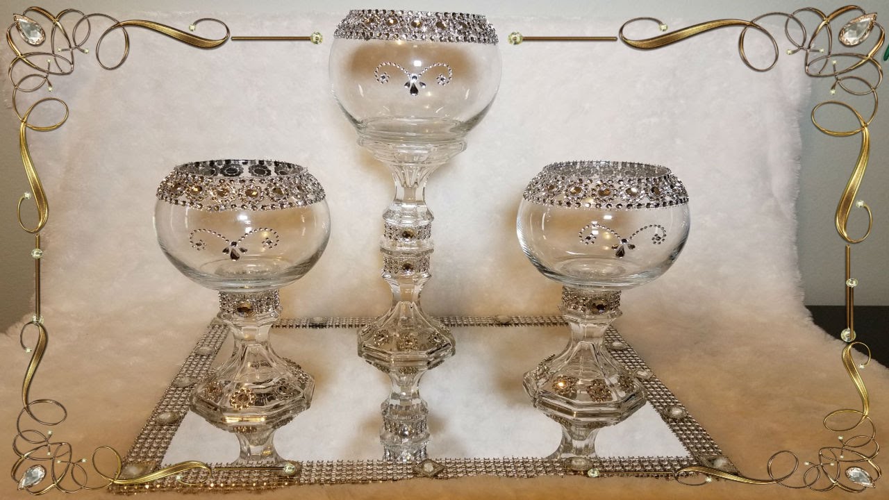 Centerpiece ideas: elegant wedding centerpiece / home decor