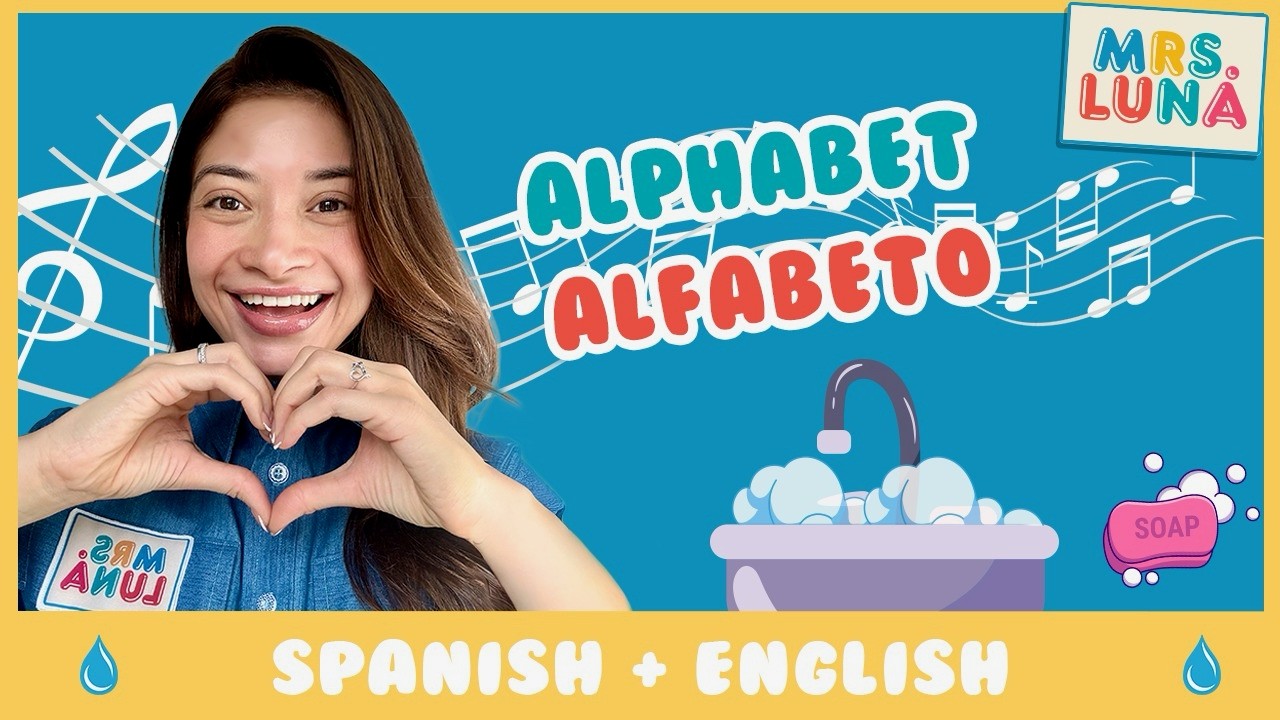 Washing Your Hands With The Alphabet | Alfabeto: Babies & Toddlers Learn and Sing with Mrs. Luna 🌙