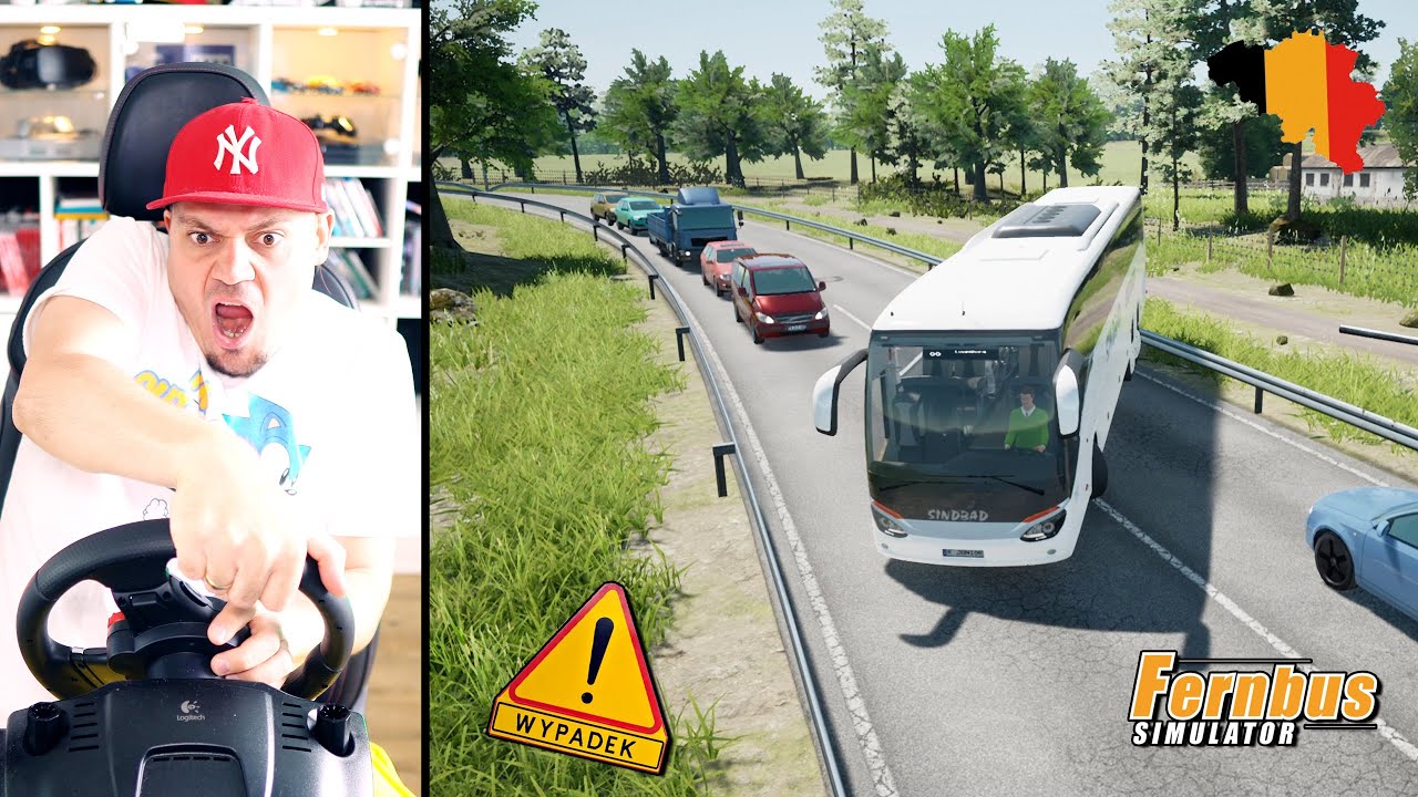 SINDBAD SPOWODOWAŁ KOREK W BELGI! 🚌 Fernbus Simulator