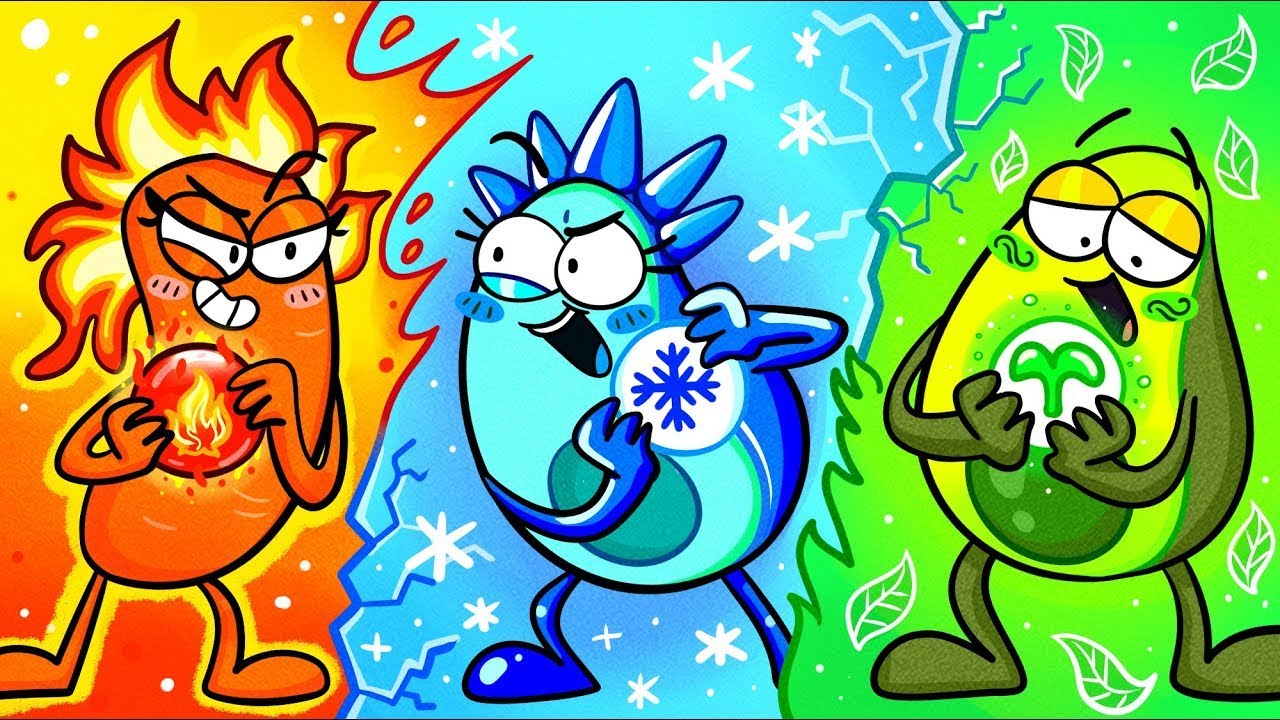 Vegetables Life As Four Elements!