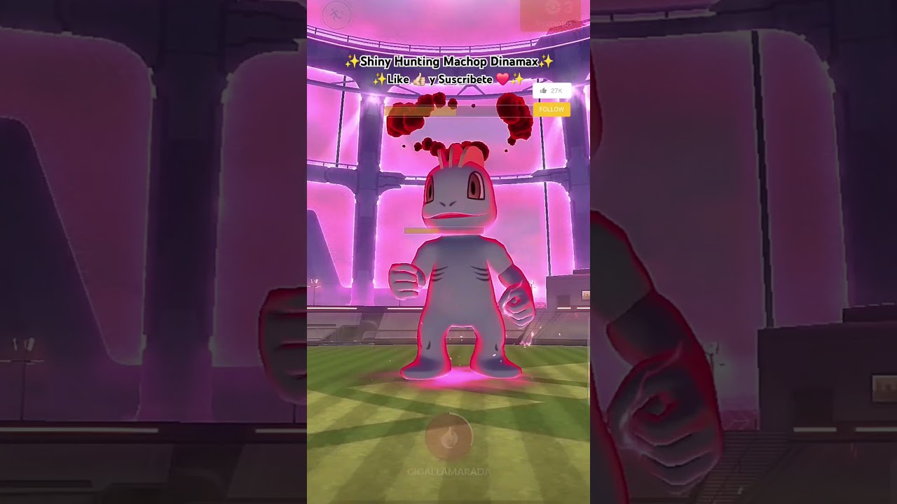 ✨️Shiny Hunting Machop Dinamax✨️ 