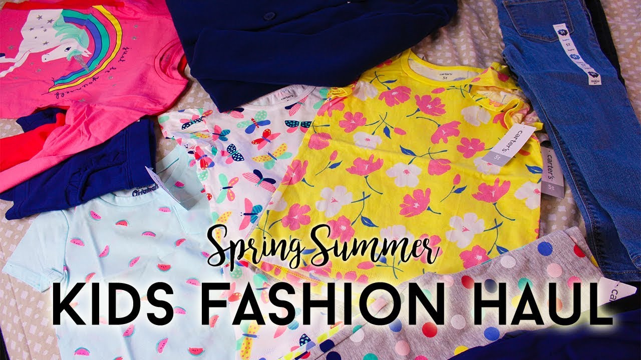 Kids/Girls Spring Fashion Haul | Carter's, OshKosh