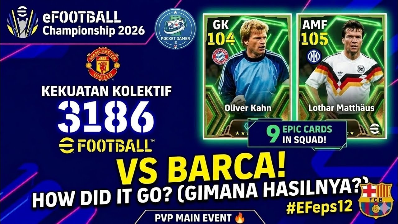SQUAD 9 EPIC MAN UNITED VS BARCELONA! 🔥 MAIN EVENT EFOOTBALL CHAMPIONSHIP 2026 OPEN | #EFeps12