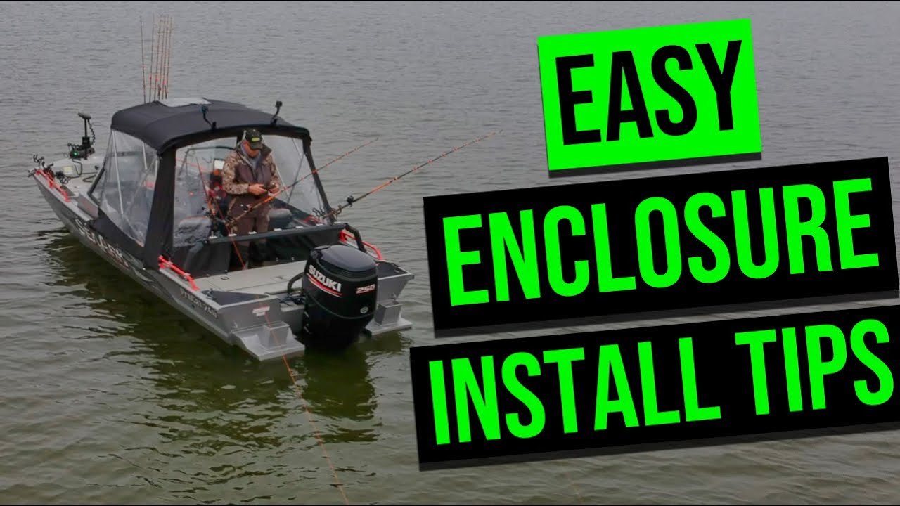 Boat Enclosure Install, Setup, Maintenance Tips (EASY SETUP)