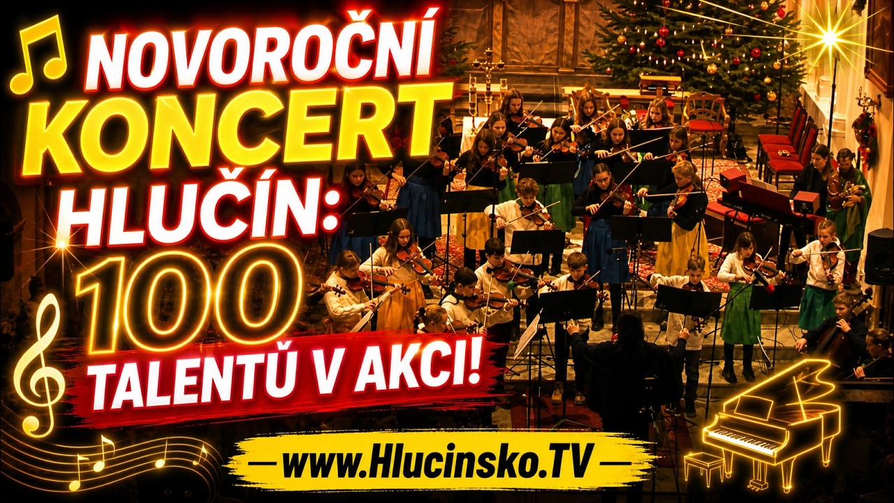 🎵 Novoroční koncert Hlučín: 100 talentů v akci! 🎹 │ #Hlucinsko.TV │ @TelevizeHlucinsko