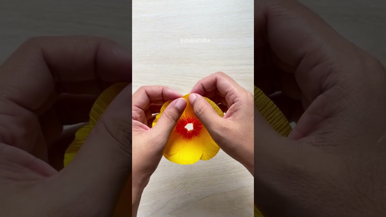Paper hibiscus 🌺