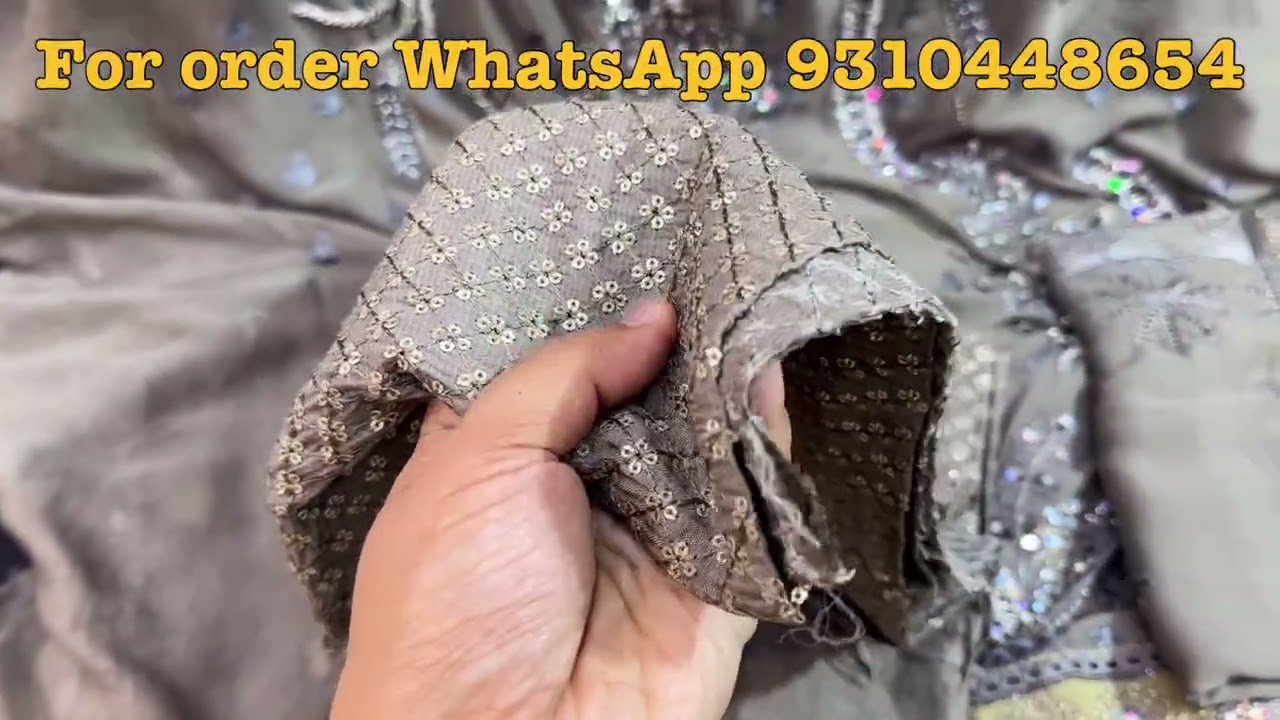 Handwork embroidery work 💯Original Pakistani suit 
