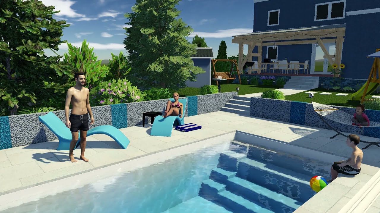 Pool Visualisierung Erzgebirge