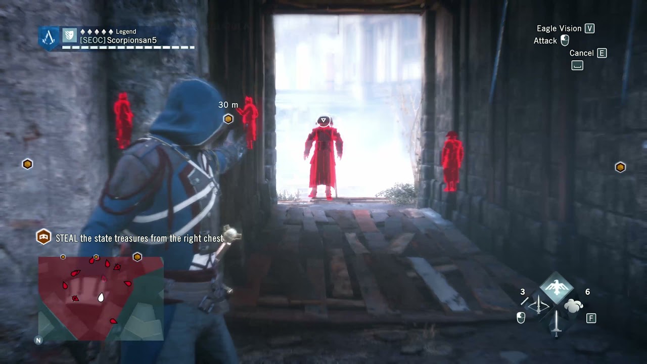 AC Unity - SMUGGLER'S PARADISE Solo Heist (100% Reward) No Detection