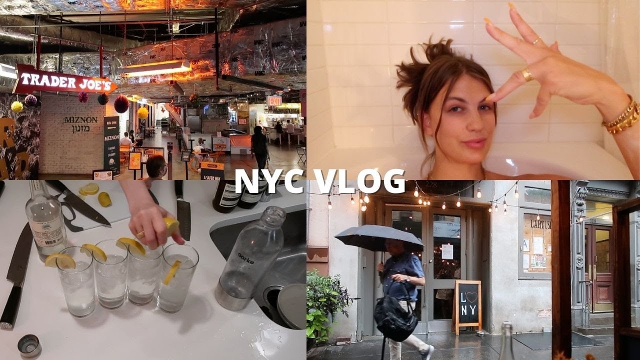 NYC VLOG: really bad haircut, big trader joes haul, more re-organizing, etc!