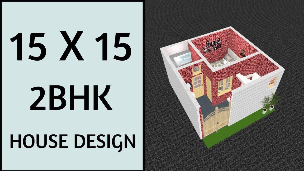 15 x 15 House Plan ll 25 गज में शानदार घर ll 15 x 15 Ghar Ka Naksha ll 225 Sqft House Plan