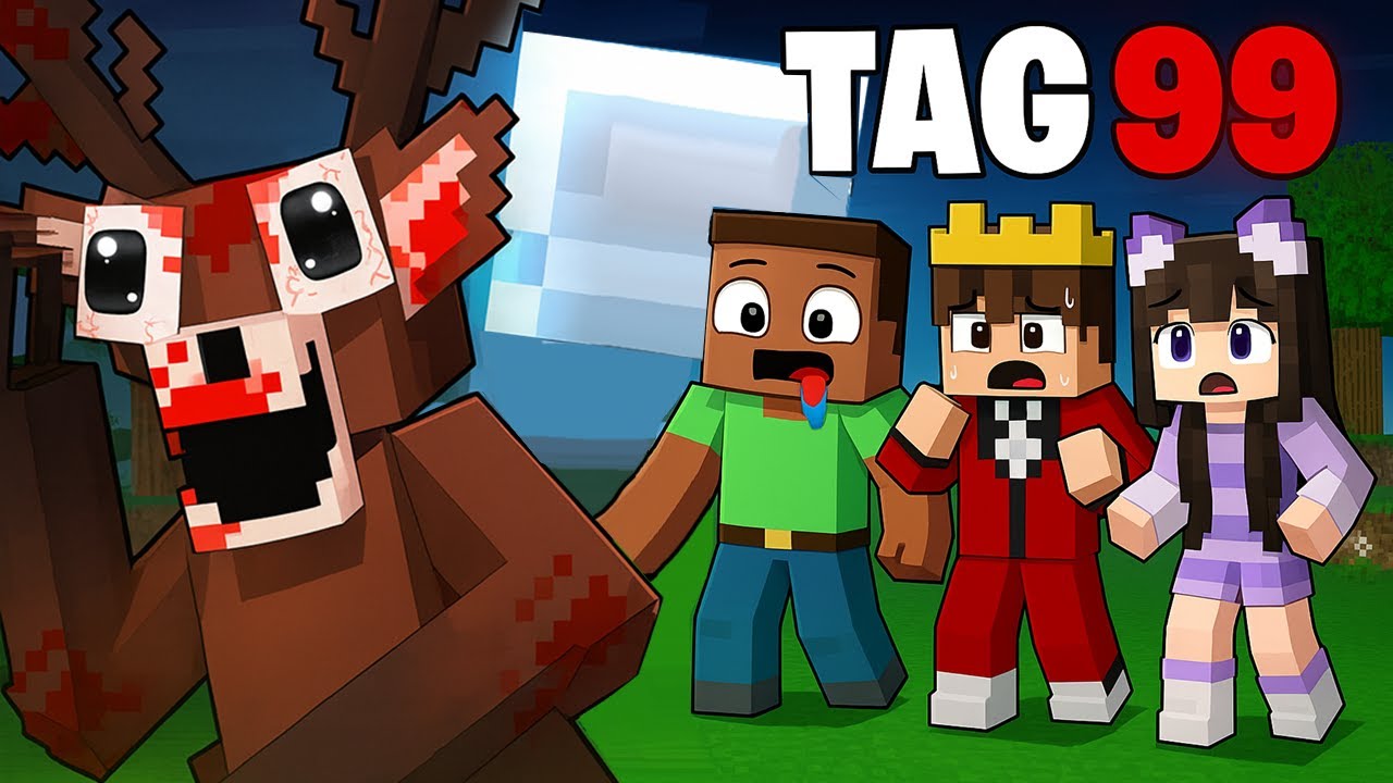 Ich Überlebe 99 NÄCHTE im Wald in Minecraft!