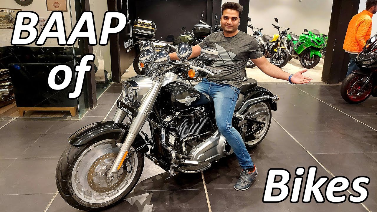 Bad Ass Harley Davidson Fat Boy with 1 lakh music system installed - King Indian