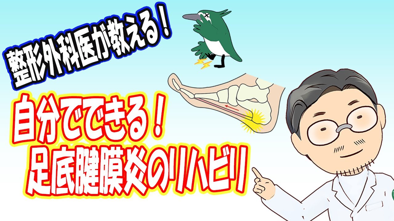 【整形外科医が答える！】足底腱膜炎のリハビリ
