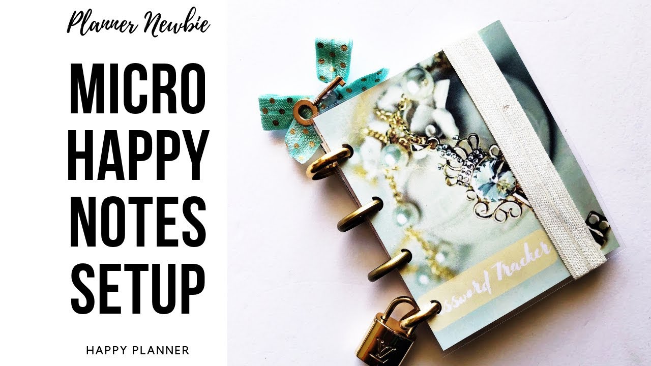 HAPPY PLANNER | Micro Happy Planner Setup | PLANNER NEWBIE