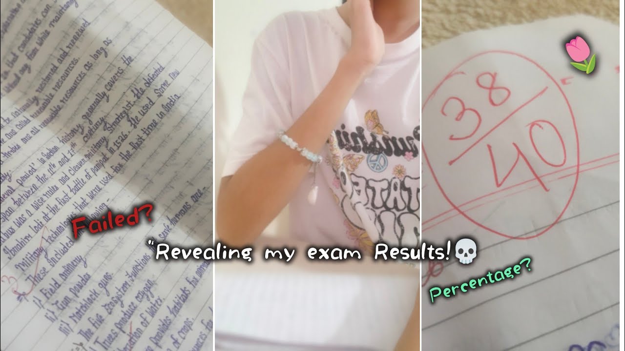 I didn't expect this😭! Revealing my exam results☠️🤍can we reach 5k?!🥀