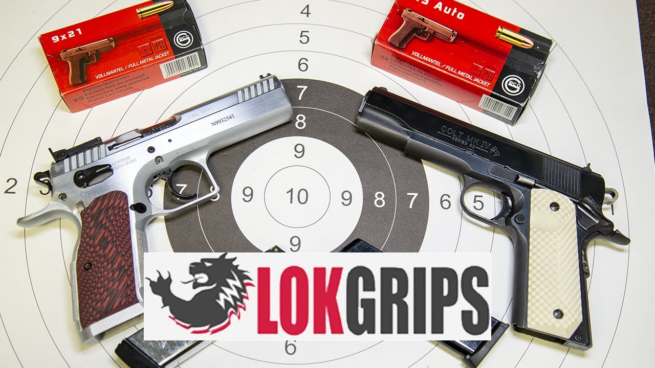 LokGrips Guancette per Colt 1911 e Tanfoglio Stock 2